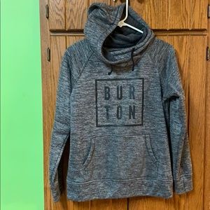 Burton size small sweatshirt with thumb holes
